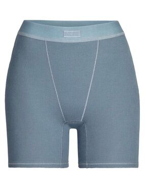 NWT SKIMS Cotton Rib Boxer size Medium in Kyanite